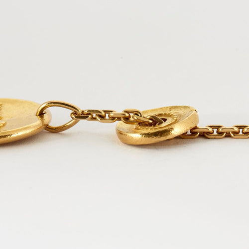 Pendentif VAN CLEEF & ARPELS - GEORGE L'ENFANT -  Médaille Zodiaque Capricorne or jaune 58 Facettes DV0662-1