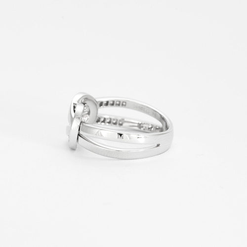 Bague 54 FRED - Bague Chance infinie or blanc diamants 58 Facettes DV3743-1