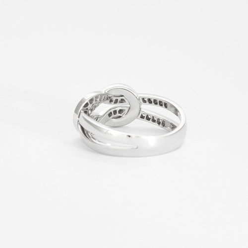 Bague 54 FRED - Bague Chance infinie or blanc diamants 58 Facettes DV3743-1