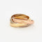 Bague 56 CARTIER- Bague Trinity en or de trois couleurs 58 Facettes DV3419-13