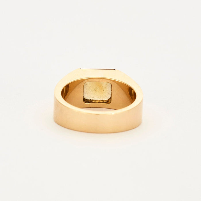 Bague 52 CARTIER - Bague Tank Citrine en or jaune 58 Facettes DV3419-1