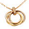 Collier CARTIER - Collier Trinity trois ors et diamants 58 Facettes DV3615-1
