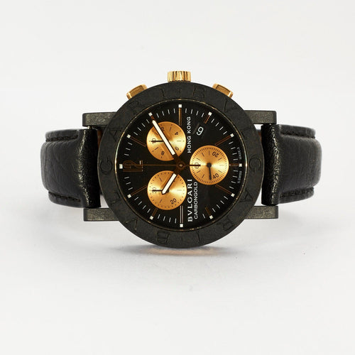 Montre BULGARI - Montre Carbongold Chronograph 58 Facettes DV3565-2