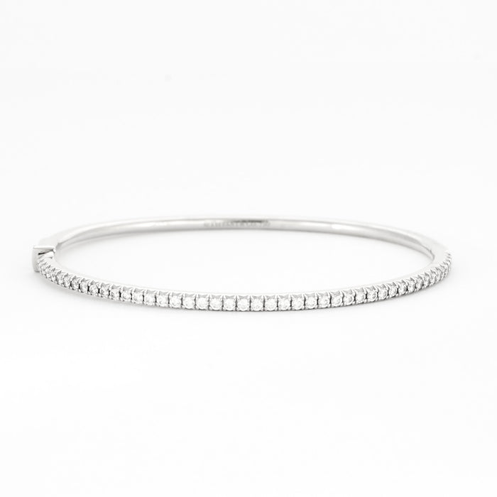 TIFFANY - Bracelet "Metro" Or Gris et Diamants