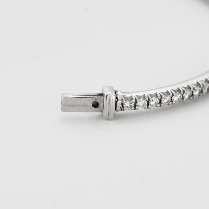 Bracelet TIFFANY - Bracelet "Metro" Or Gris et Diamants 58 Facettes DV0426-2