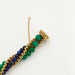 Bracelet Bracelet twist en or jaune, chrysoprases et lapis lazuli 58 Facettes DV0673-2