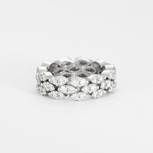 Bague 52 MAUBOUSSIN - Bague Je le veux or gris et diamants 58 Facettes DV3975-3