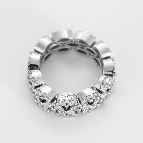 Bague 52 MAUBOUSSIN - Bague Je le veux or gris et diamants 58 Facettes DV3975-3