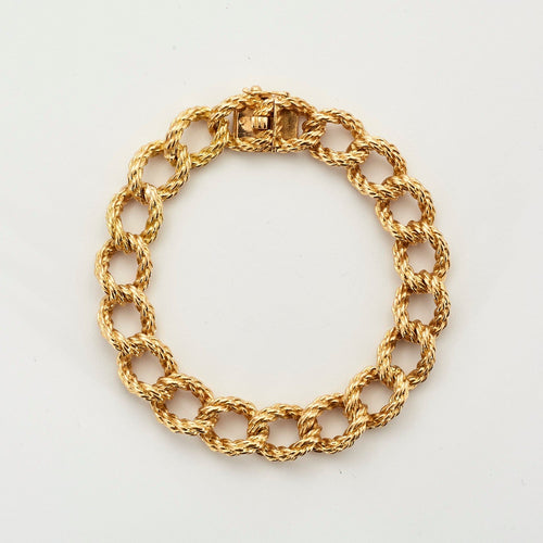 Bracelet Bracelet gourmette en or jaune 58 Facettes DV0673-1