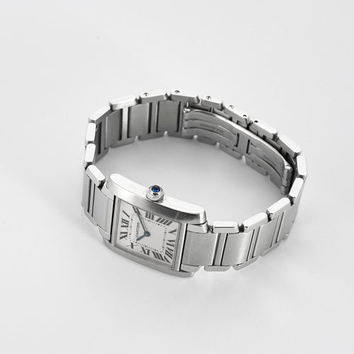 Montre CARTIER - Montre Tank Française acier 58 Facettes DV0370-4