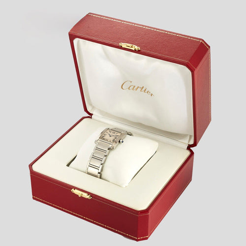 Montre CARTIER - Montre Tank Française acier 58 Facettes DV0370-4