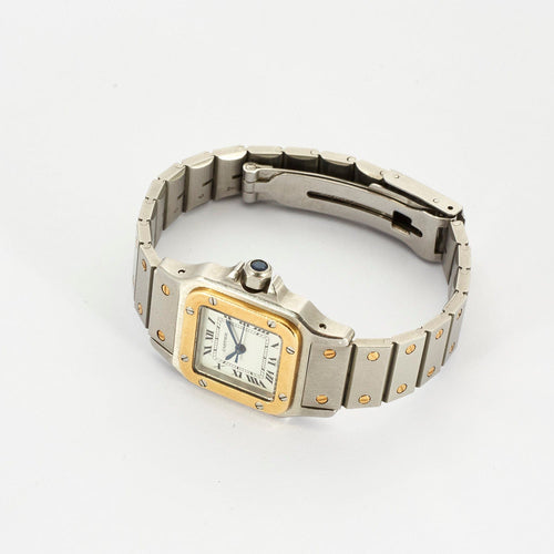 Montre CARTIER - Montre Santos Acier et or  58 Facettes DV0612-10