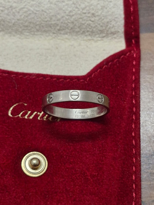 Cartier Ring Love wit goud