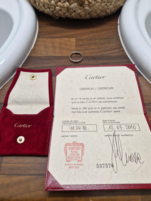 Cartier Anillo Love Oro blanco