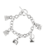 Bracelet HERMES - Bracelet en argent avec charms 58 Facettes DV3795-1
