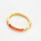 Bracelet FRED - Bracelet ISAURE  or jaune corail et diamants 58 Facettes DV0668-1