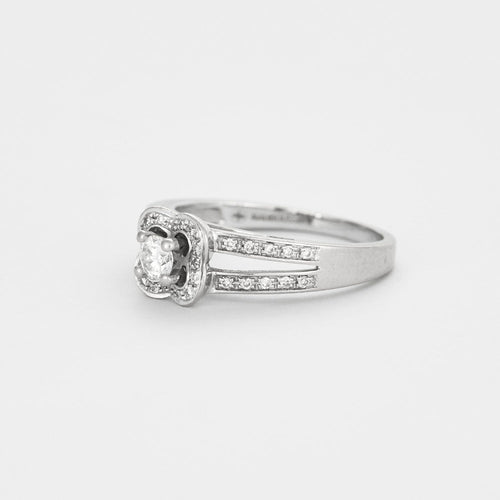 Bague 53 MAUBOUSSIN - Bague Chance of Love n°2 or gris diamants 58 Facettes DV4160-3