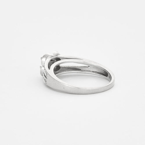 Bague 53 MAUBOUSSIN - Bague Chance of Love n°2 or gris diamants 58 Facettes DV4160-3