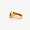 Bague 51 Bague en or jaune, saphir et diamants 58 Facettes DV3329-1