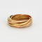 Bague 44 CARTIER - Bague Trinity trois ors 58 Facettes DV4295-1