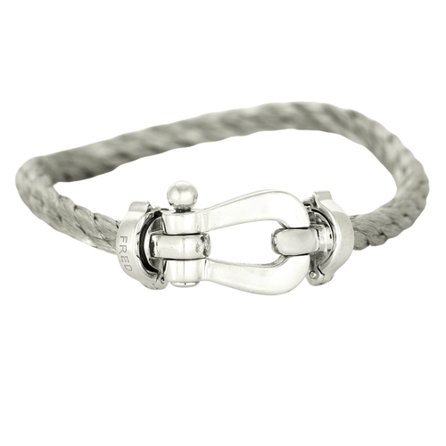 Bracelet 15/16cm FRED -  Bracelet Force 10 or gris et acier 58 Facettes DV2731-4