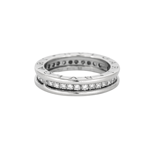 Bague 52 BULGARI - Bague B.ZERO 1 or gris diamants 58 Facettes DV4178-11