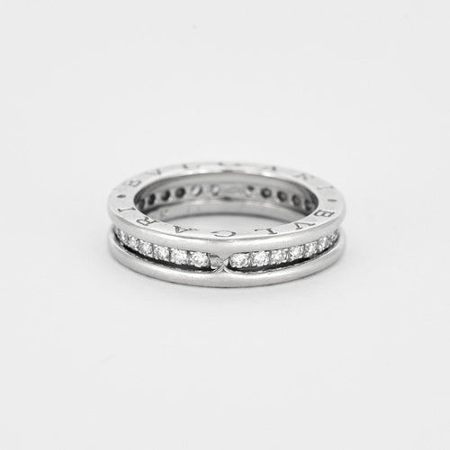 Bague 52 BULGARI - Bague B.ZERO 1 or gris diamants 58 Facettes DV4178-11