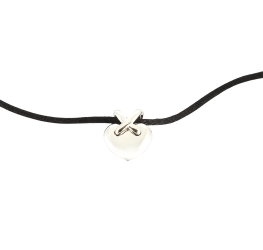 Pendentif CHAUMET -  Pendentif Coeur liens or gris 58 Facettes DV4357-5
