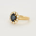 Bague 52 Bague Marguerite or jaune Saphir et diamants 58 Facettes DV4440-1