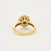 Bague 52 Bague Marguerite or jaune Saphir et diamants 58 Facettes DV4440-1