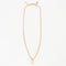 Collier Collier en or jaune serti d'un diamant poire 58 Facettes DV0397-5