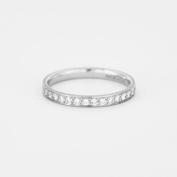 Bague 52 MAUBOUSSIN - Alliance Lovissime or gris et diamants 58 Facettes DV4184-8