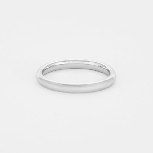 Bague 51 Demie Alliance en or gris et diamants 58 Facettes DV4300-1