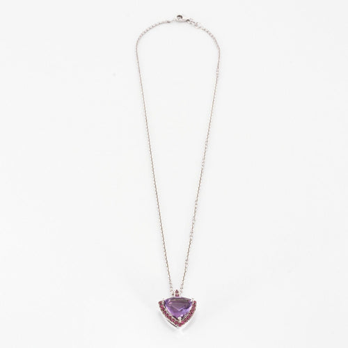 Collier MAUBOUSSIN - Collier Tellement subtile pour toi or gris améthyste 58 Facettes DV0683-1