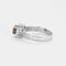 Bague 53 Bague or gris diamant brun et diamants 58 Facettes DV0686-1