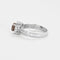 Bague 53 Bague or gris diamant brun et diamants 58 Facettes DV0686-1