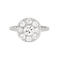 Bague 55 Bague platine, or gris et diamants 58 Facettes DV0687-1