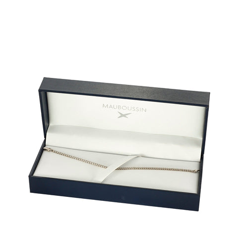 Bracelet MAUBOUSSIN -  Bracelet Tu es ma rivière d'amour or gris diamants 58 Facettes DV0689-1