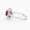 Bague 51 Bague or gris rubis et diamants 58 Facettes DV0694-1