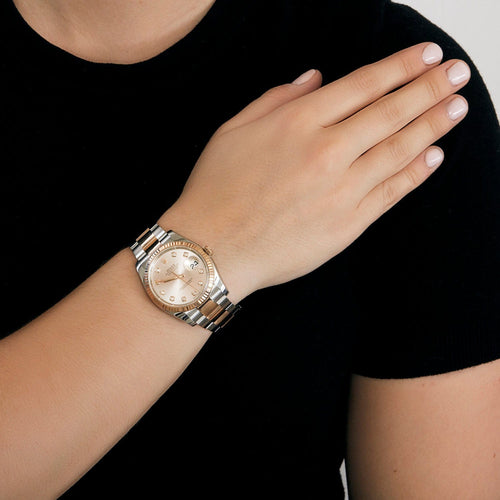 Montre Rolex -  Montre Oyster Perpetual Datejust 36 58 Facettes DV0693-1