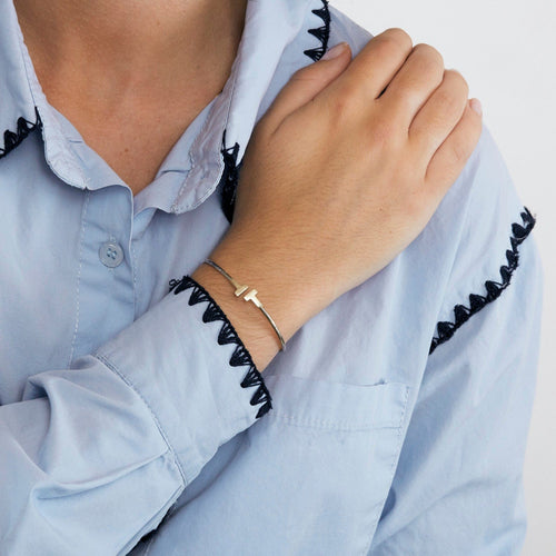 Bracelet TIFFANY & CO - Bracelet Wire en or gris 58 Facettes DV4159-2