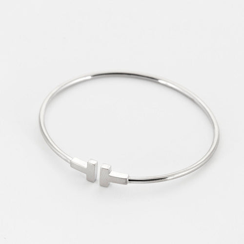 Bracelet TIFFANY & CO - Bracelet Wire en or gris 58 Facettes DV4159-2