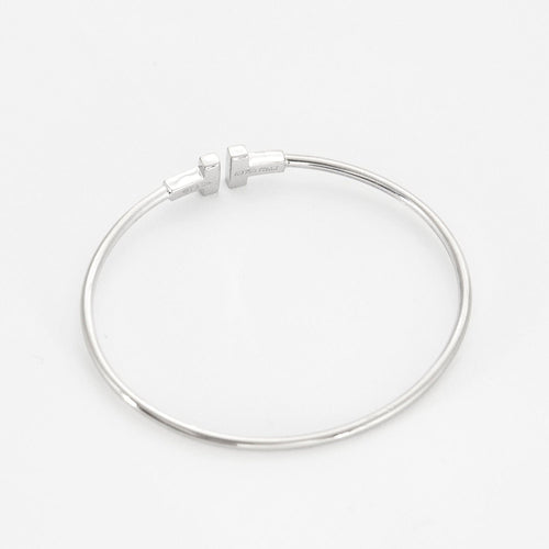 Bracelet TIFFANY & CO - Bracelet Wire en or gris 58 Facettes DV4159-2
