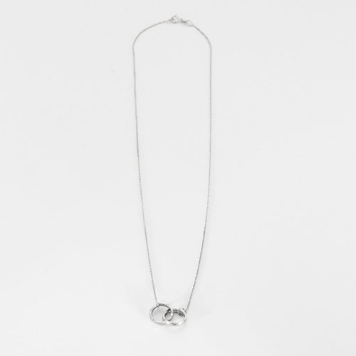 Collier Collier en or gris et diamants 58 Facettes DV3602-2