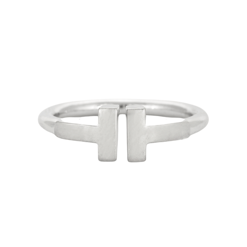 Bague 48 Tiffany & Co - Bague Wire or gris 58 Facettes DV4159-3