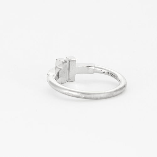 Bague 48 Tiffany & Co - Bague Wire or gris 58 Facettes DV4159-3