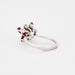 Bague 51 Bague en or gris, diamants et rubis 58 Facettes DV4664-1