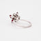 Bague 51 Bague en or gris, diamants et rubis 58 Facettes DV4664-1-51-2