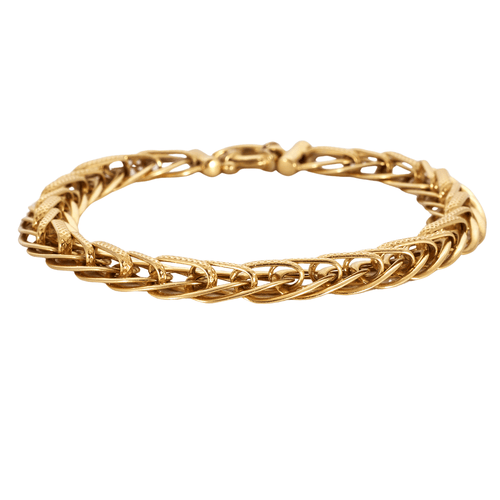 Bracelet Bracelet en or jaune maille fantaisie 58 Facettes DV1164-8