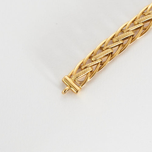 Bracelet Bracelet en or jaune maille fantaisie 58 Facettes DV1164-8